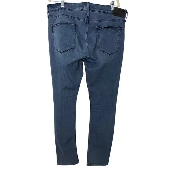 Paige Federal Jeans Men 36x33 Blue Stretch Slim Straight Leg Casual Comfort